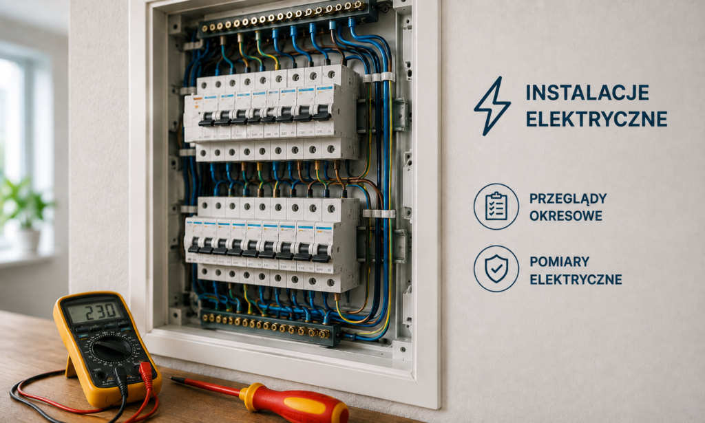 Odbiory, pomiary i przeglądy instalacji elektrycznych