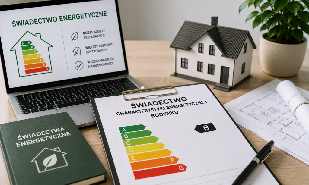 Świadectwa charakterystyki energetycznej mieszkań i budynków